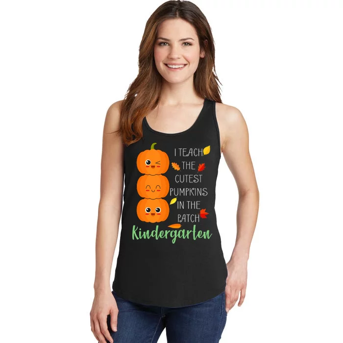 Cutest Pumpkins In The Patch Kindergarten Ladies Essential Tank