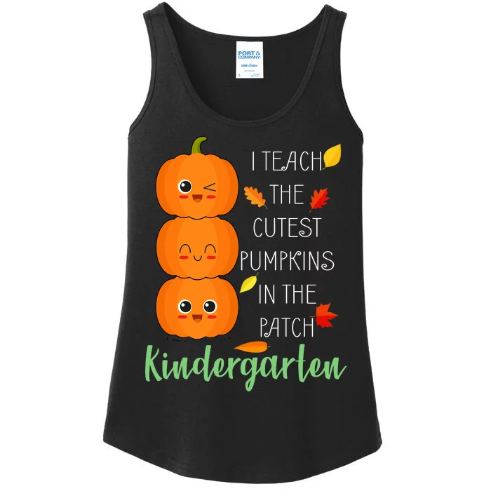 Cutest Pumpkins In The Patch Kindergarten Ladies Essential Tank