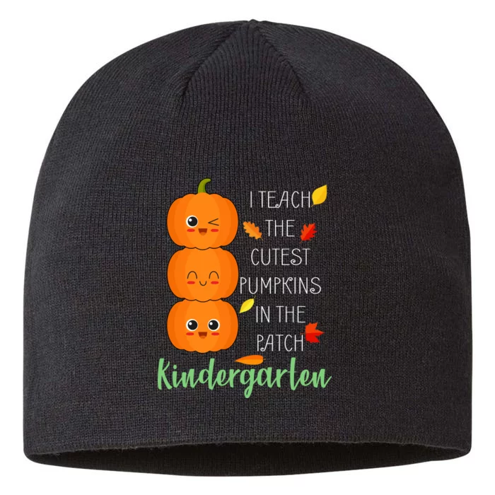 Cutest Pumpkins In The Patch Kindergarten 8 1/2in Sustainable Knit Beanie