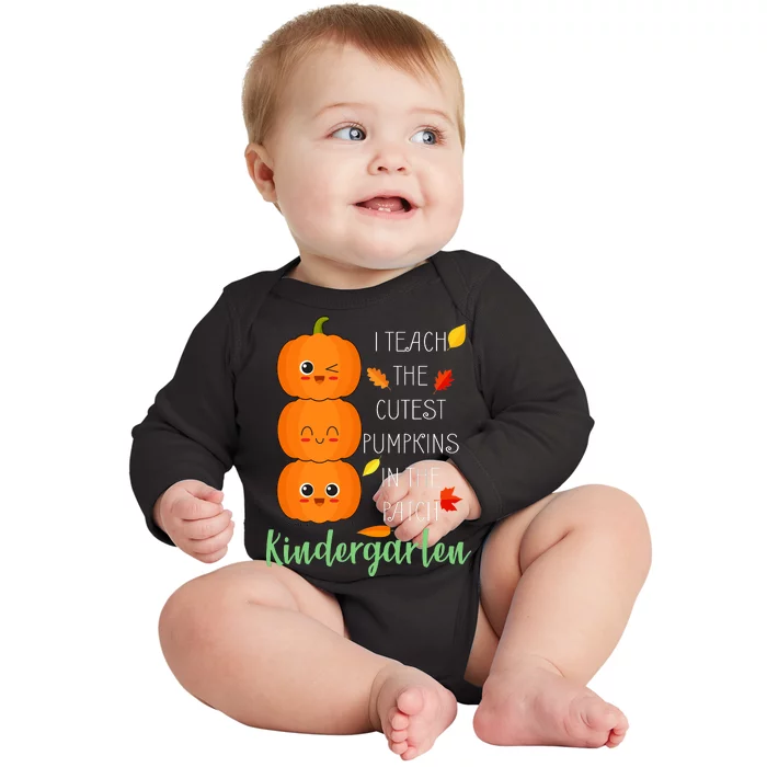 Cutest Pumpkins In The Patch Kindergarten Baby Long Sleeve Bodysuit