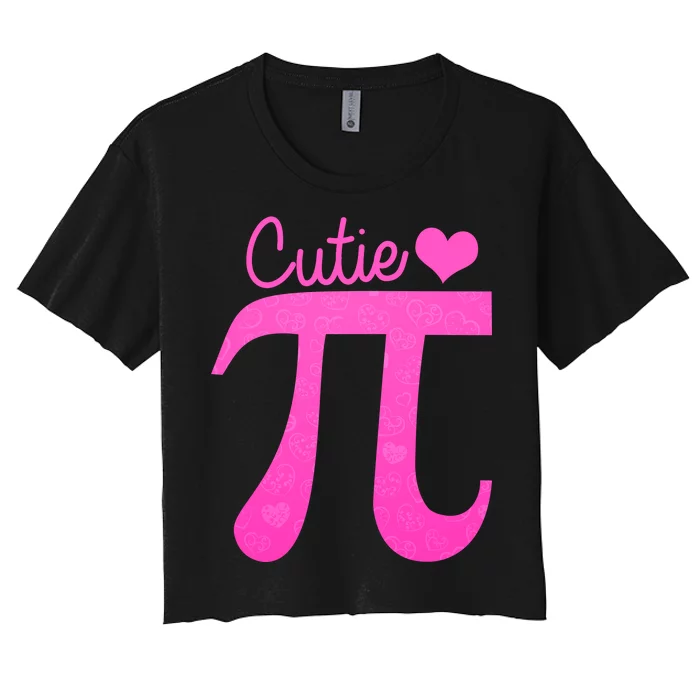 Cutie Pi Women's Crop Top Tee