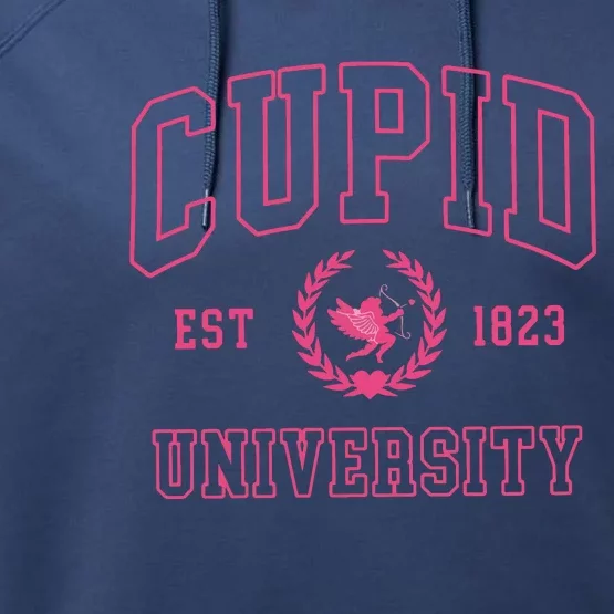 Cupid University Valentines Day Performance Fleece Hoodie