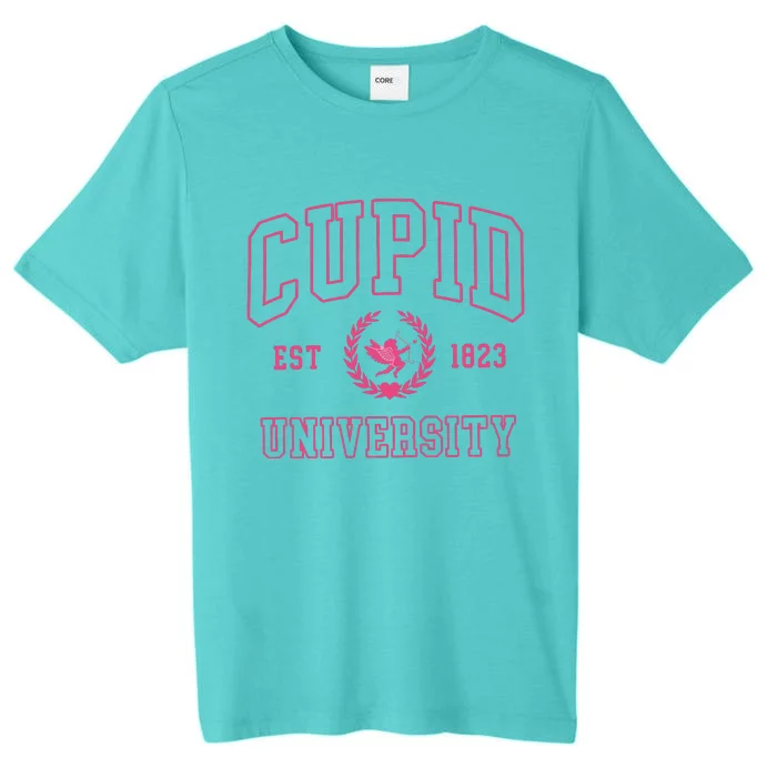 Cupid University Valentines Day ChromaSoft Performance T-Shirt