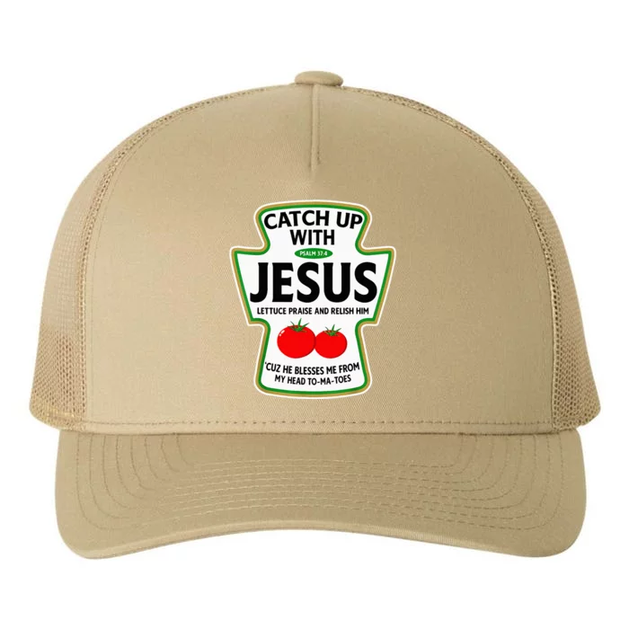 Catch Up With Jesus Yupoong Adult 5-Panel Trucker Hat