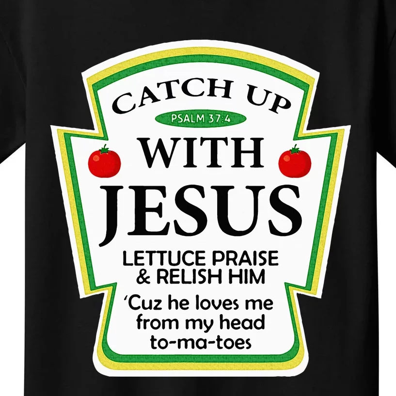 Catch Up With Jesus Funny Christian Gift Kids T-Shirt