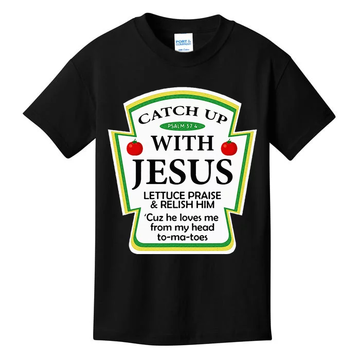 Catch Up With Jesus Funny Christian Gift Kids T-Shirt