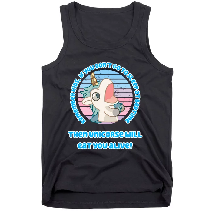 Cute Unicorse Will Eat You Alive Tank Top