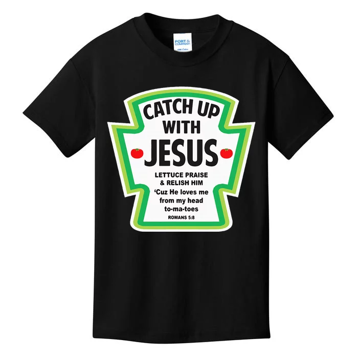 Catch Up With Jesus Funny Christian Faith Kids T-Shirt