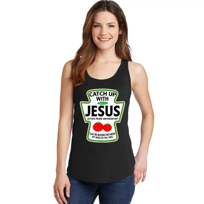 Catch Up With Jesus Ladies Essential Tank