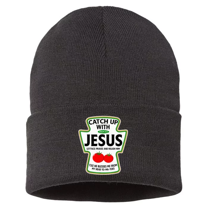 Catch Up With Jesus Sustainable Knit Beanie