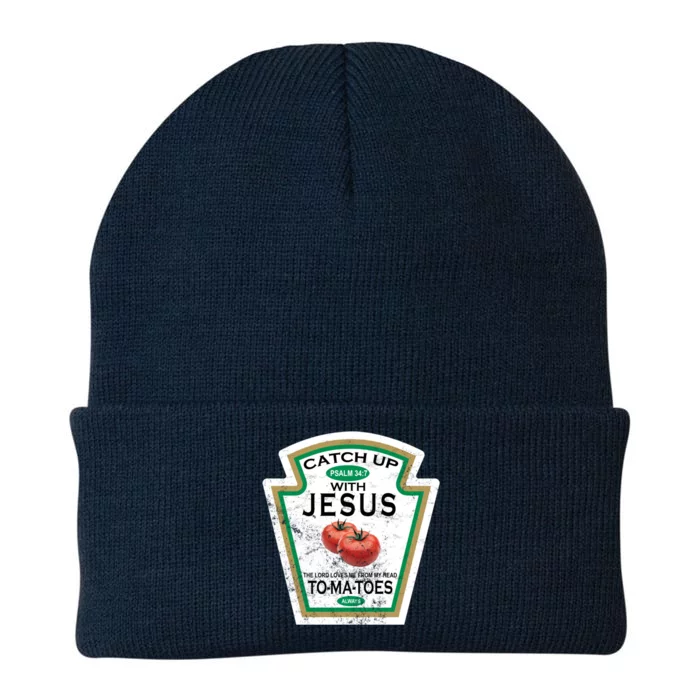 Catch Up With Jesus Vintage Knit Cap Winter Beanie