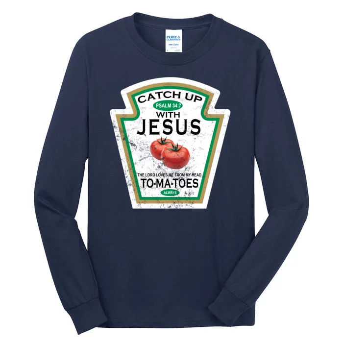 Catch Up With Jesus Vintage Tall Long Sleeve T-Shirt