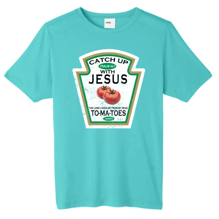 Catch Up With Jesus Vintage ChromaSoft Performance T-Shirt