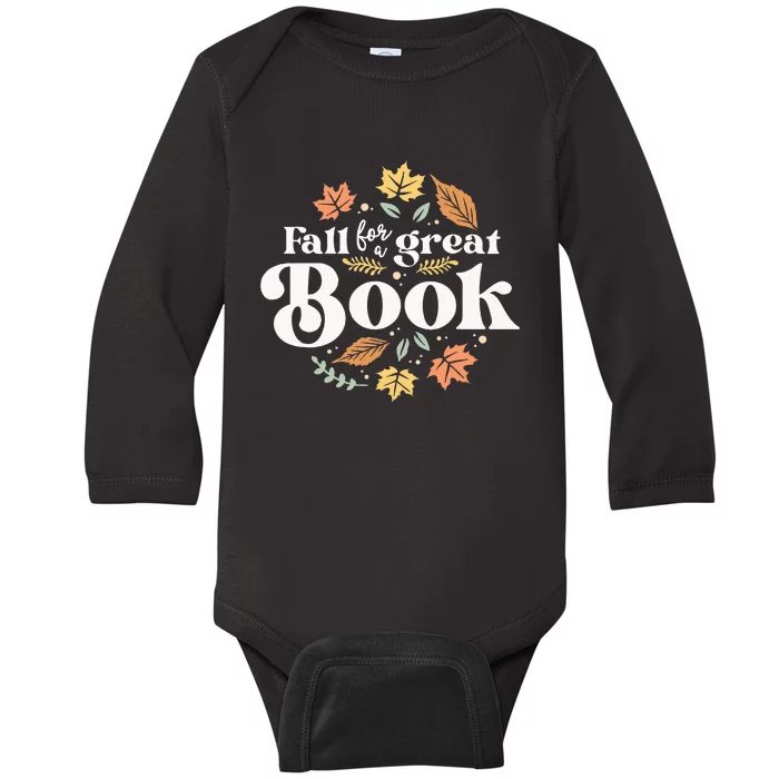 Cozy Up with a Captivating Autumn Read for Educators Baby Long Sleeve Bodysuit