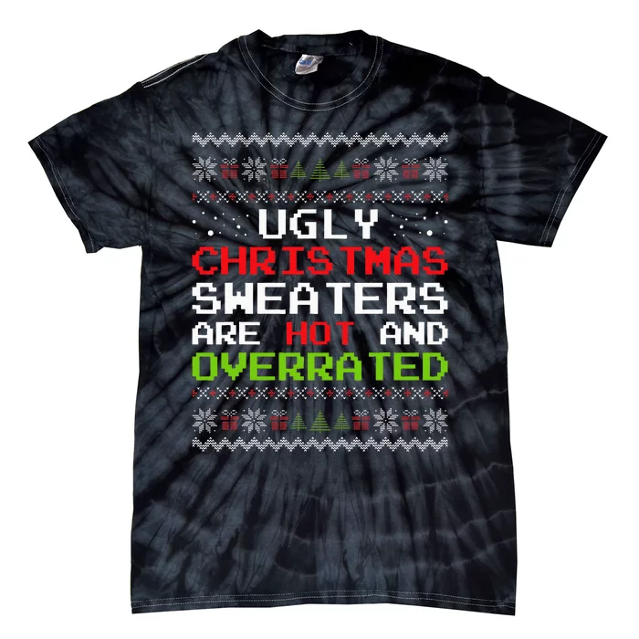 Christmas Ugly Xmas Sweater Party Tie-Dye T-Shirt