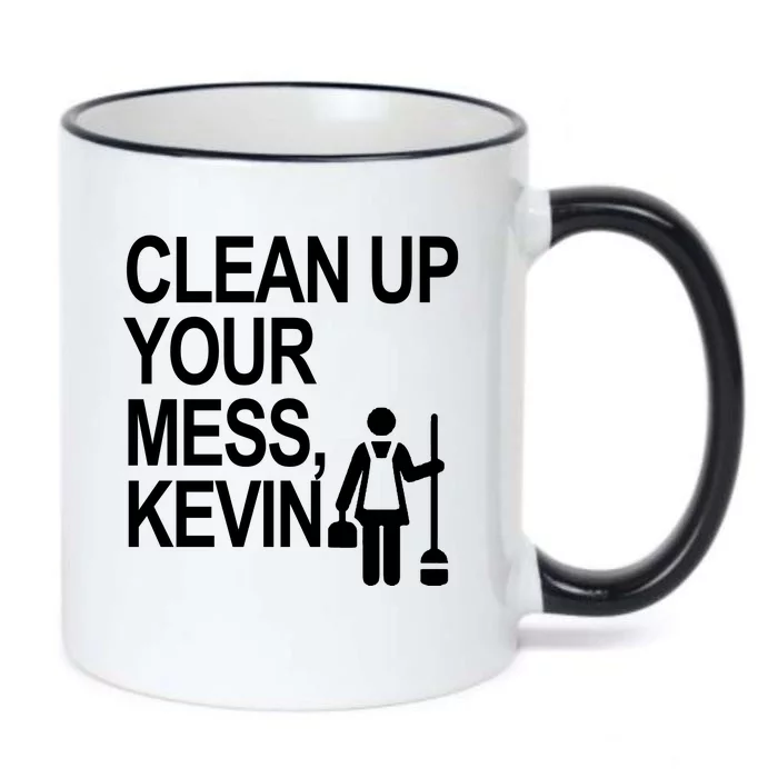 Clean Up Your Mess Kevin Black Color Changing Mug