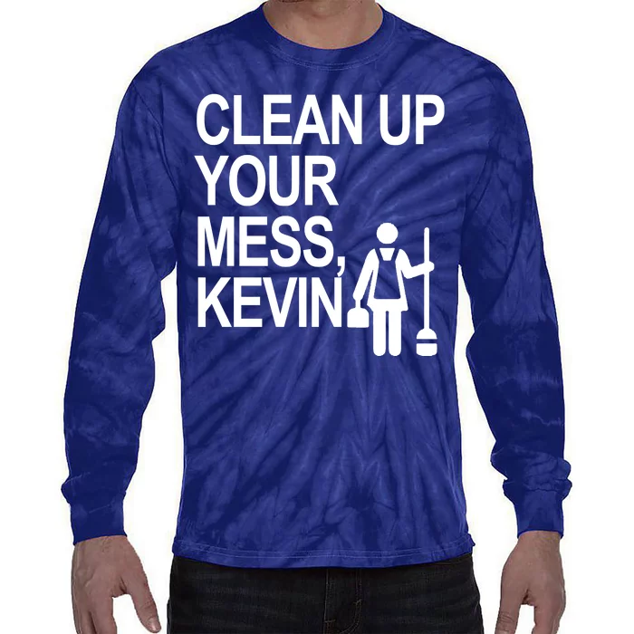 Clean Up Your Mess Kevin Tie-Dye Long Sleeve Shirt