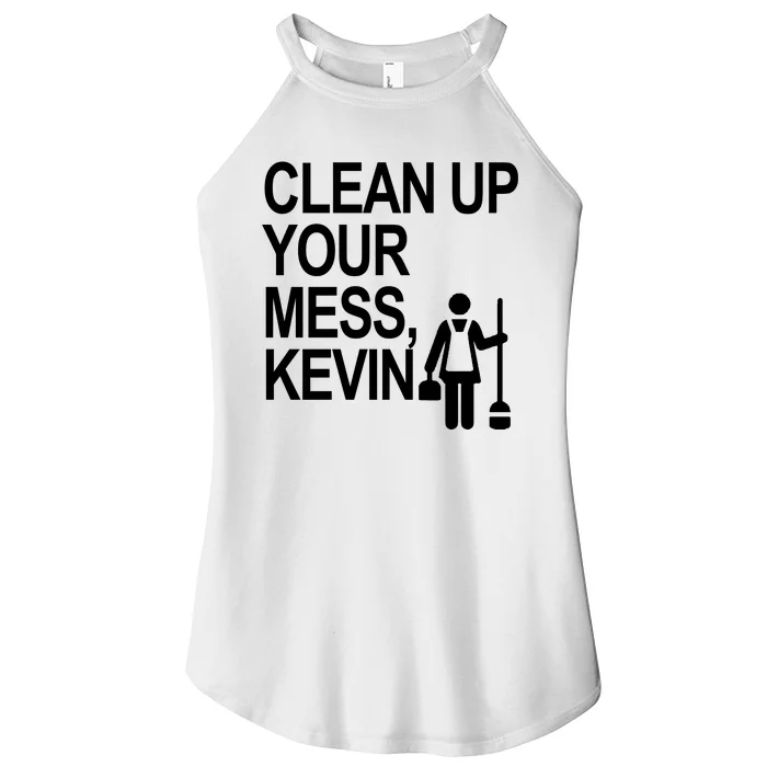 Clean Up Your Mess Kevin Women’s Perfect Tri Rocker Tank