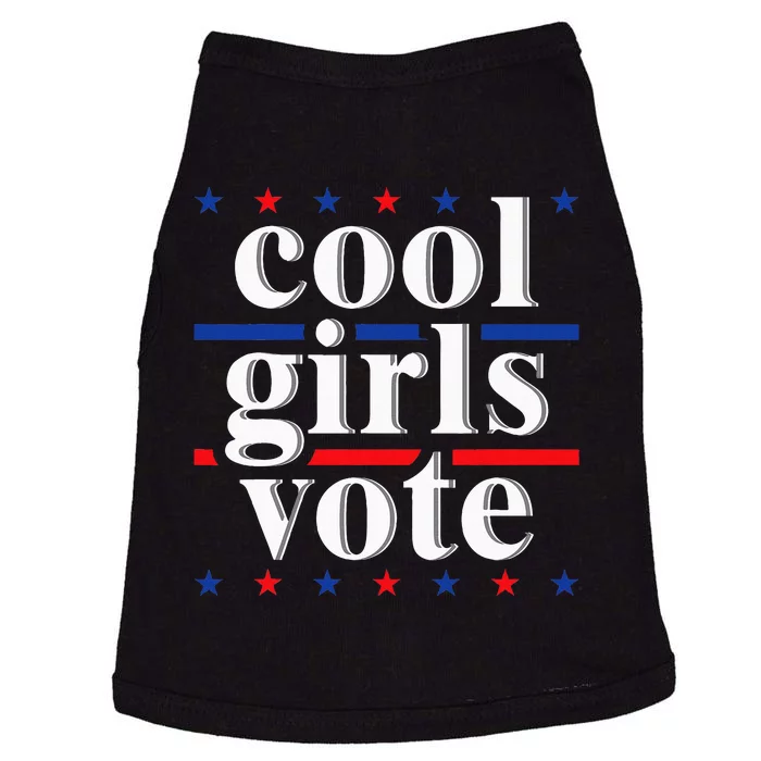 Cool Vote 2024 Voter Us Election Political Apparel Doggie Tank