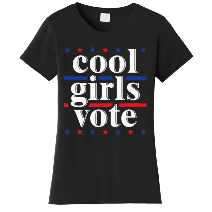 Cool Vote 2024 Voter Us Election Political Apparel Women's T-Shirt