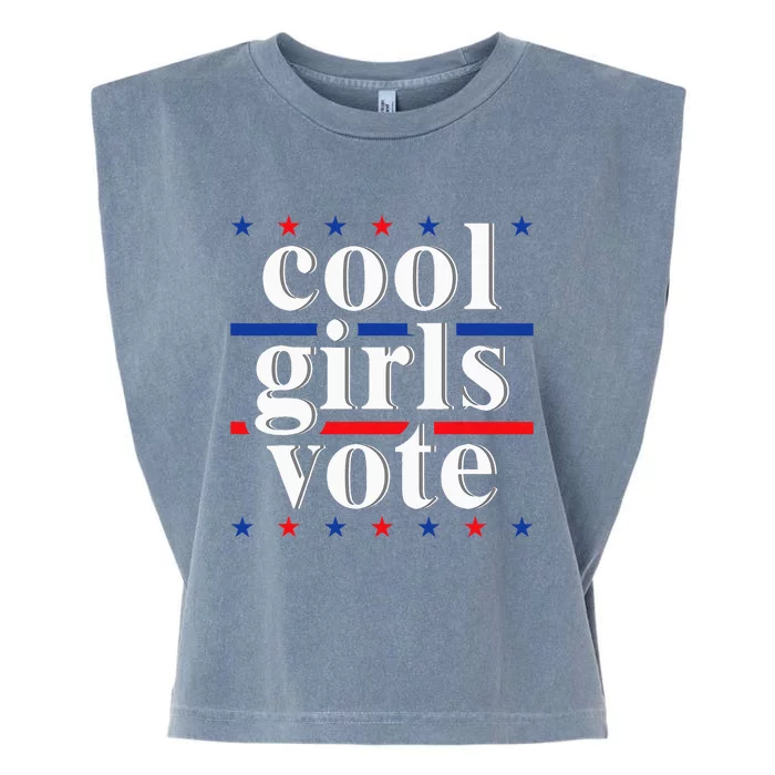 Cool Vote 2024 Voter Us Election Political Apparel Garment-Dyed Women's Muscle Tee