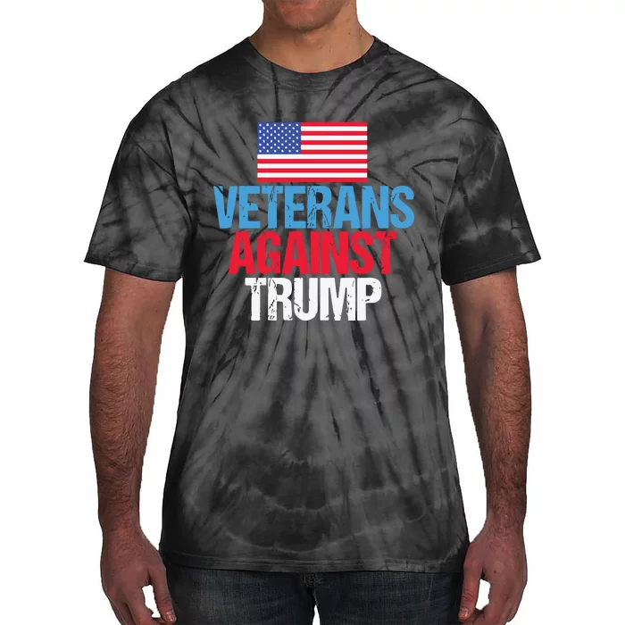 Cookncolorado Veterans Against Trump Tie-Dye T-Shirt