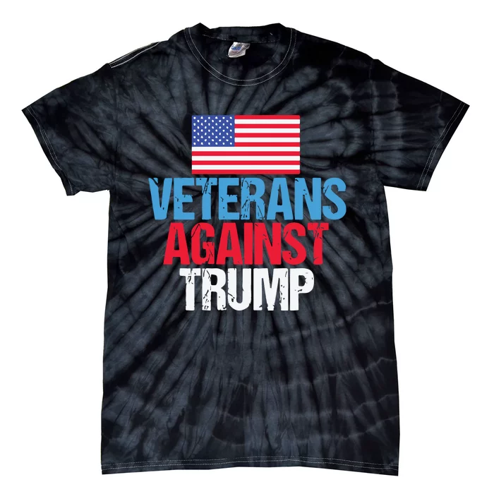 Cookncolorado Veterans Against Trump Tie-Dye T-Shirt