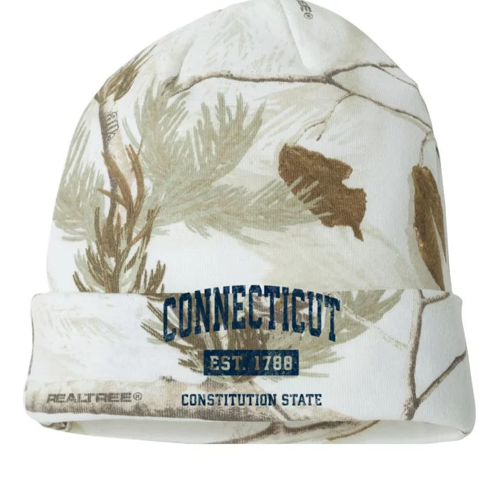 Connecticut Vintage Athletic Sports Kati - 12in Camo Beanie