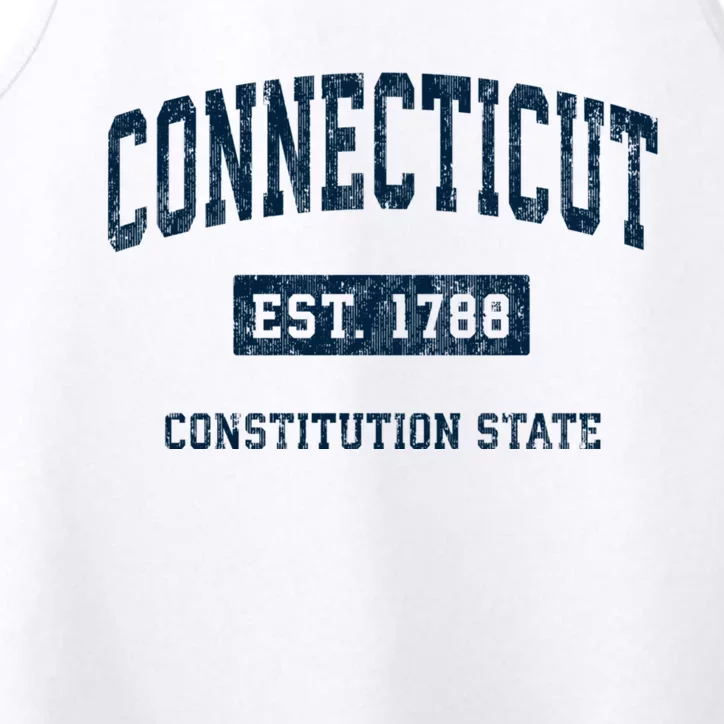 Connecticut Vintage Athletic Sports Performance Tank