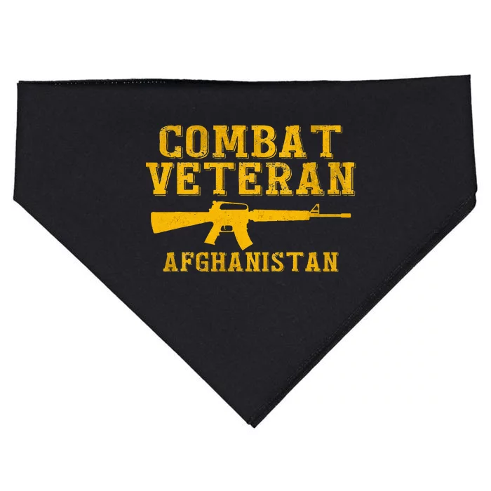 Combat Veteran Afghanistan Veteran Military USA-Made Doggie Bandana