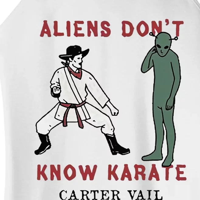 Carter Vail Aliens Dont Know Karate Women’s Perfect Tri Rocker Tank