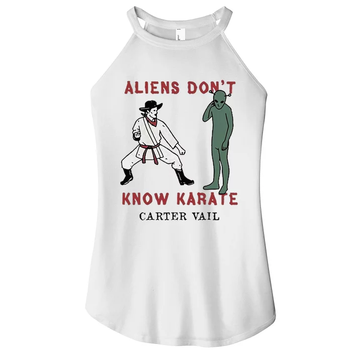 Carter Vail Aliens Dont Know Karate Women’s Perfect Tri Rocker Tank