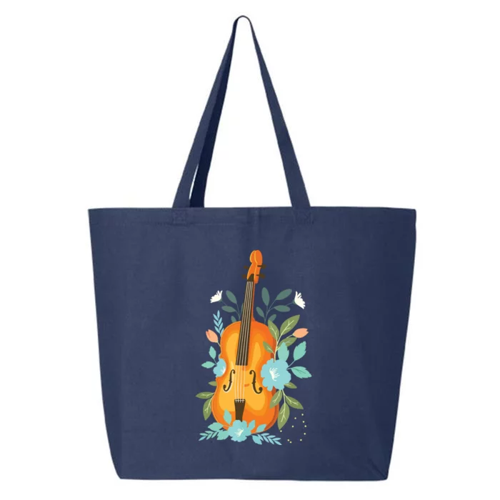 Cool Violin Art For Men Women Orchestra Teacher Viola Player 25L Jumbo Tote