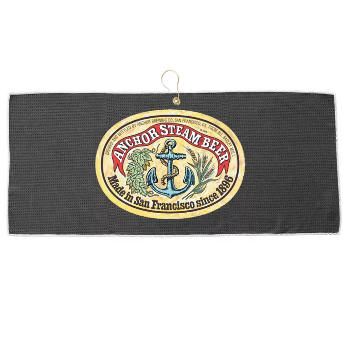 Classic Vintage Anchor Premium Steam Beer Large Microfiber Waffle Golf Towel