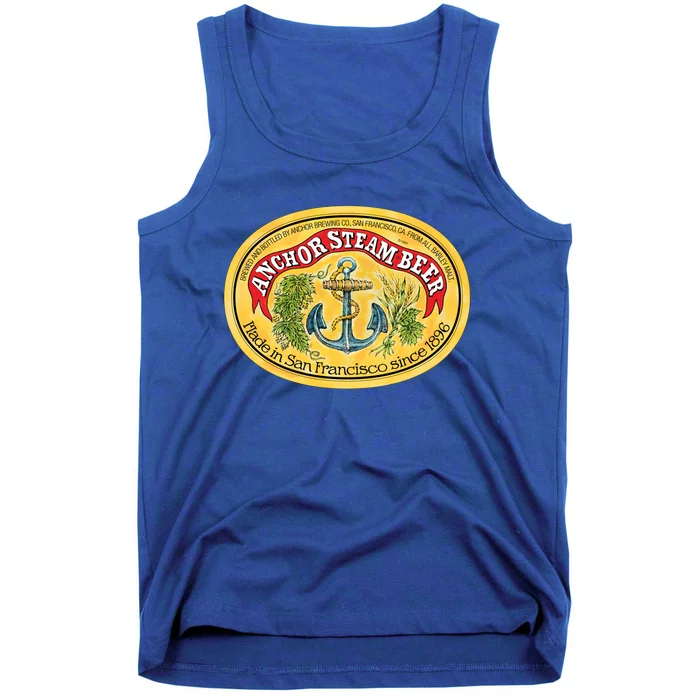 Classic Vintage Anchor Premium Steam Beer Tank Top