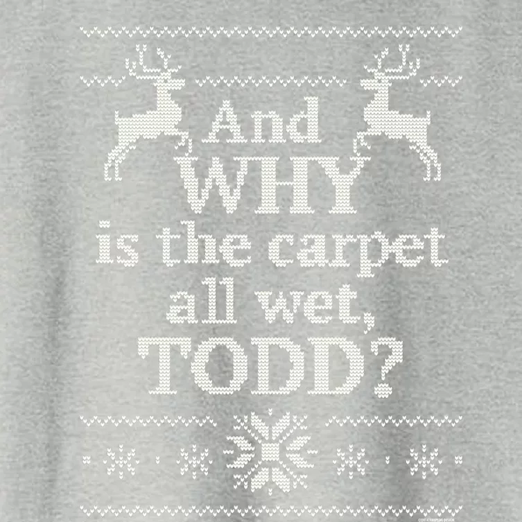 Christmas Vacation And WHY Is The Carpet All Wet, TODD Classic Women's Crop Top Tee