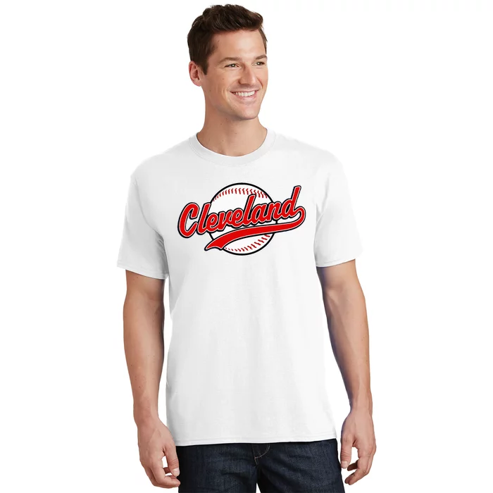 Cleveland Vintage Baseball Throwback T-Shirt