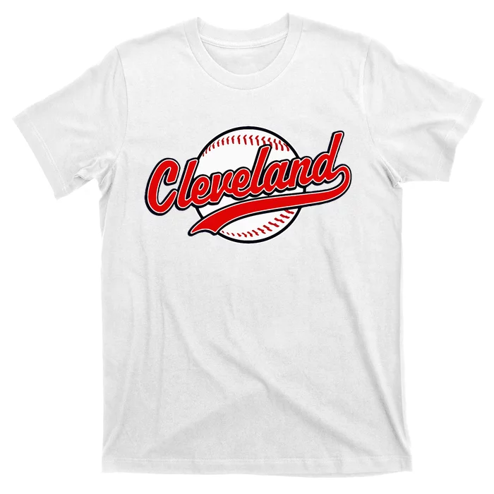 Cleveland Vintage Baseball Throwback T-Shirt