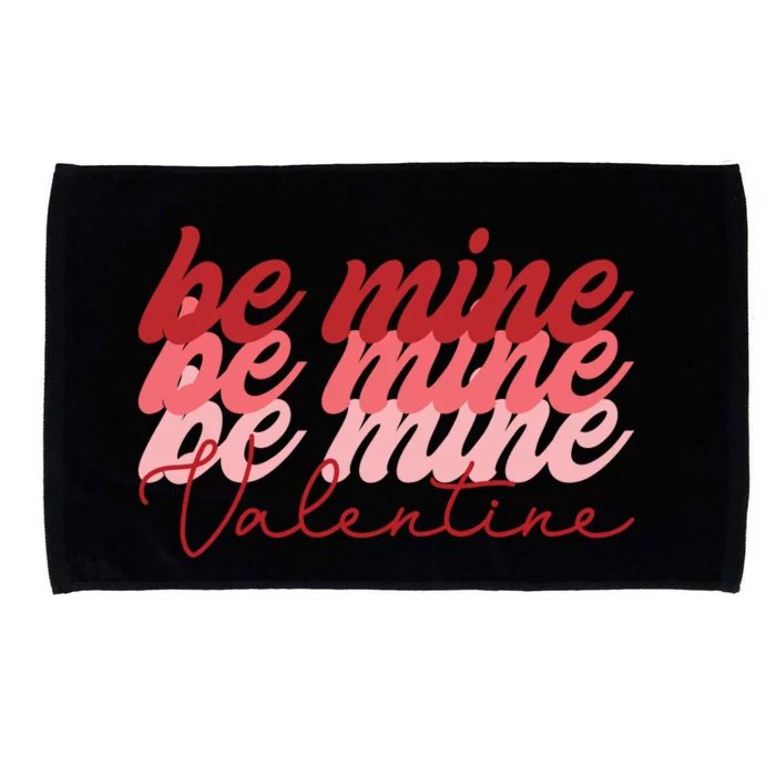 Cute Valentine's Be Mine Microfiber Hand Towel