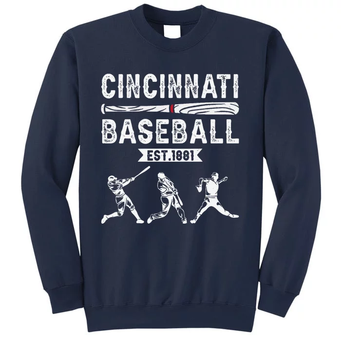 Cincinnati Vintage Baseball Lover Sweatshirt