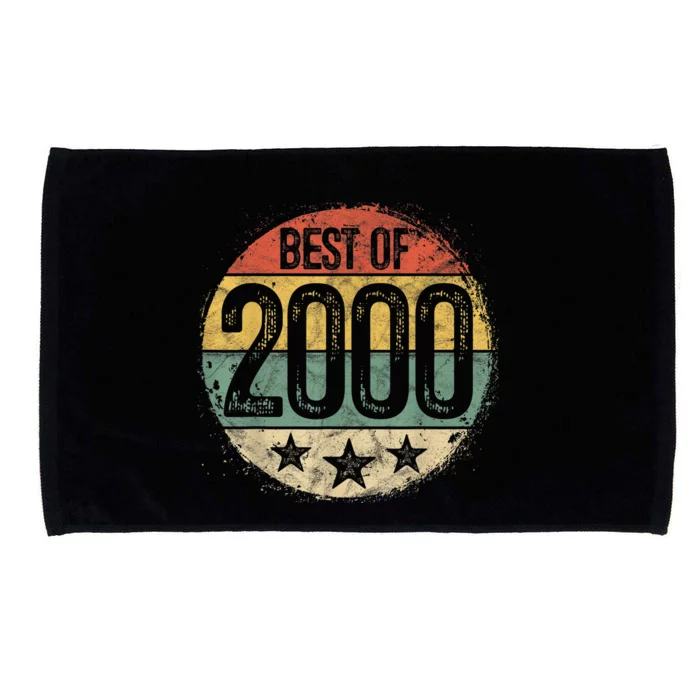 Circular Vintage Best of 2000 23 Year Old Gift 23rd Birthday Microfiber Hand Towel