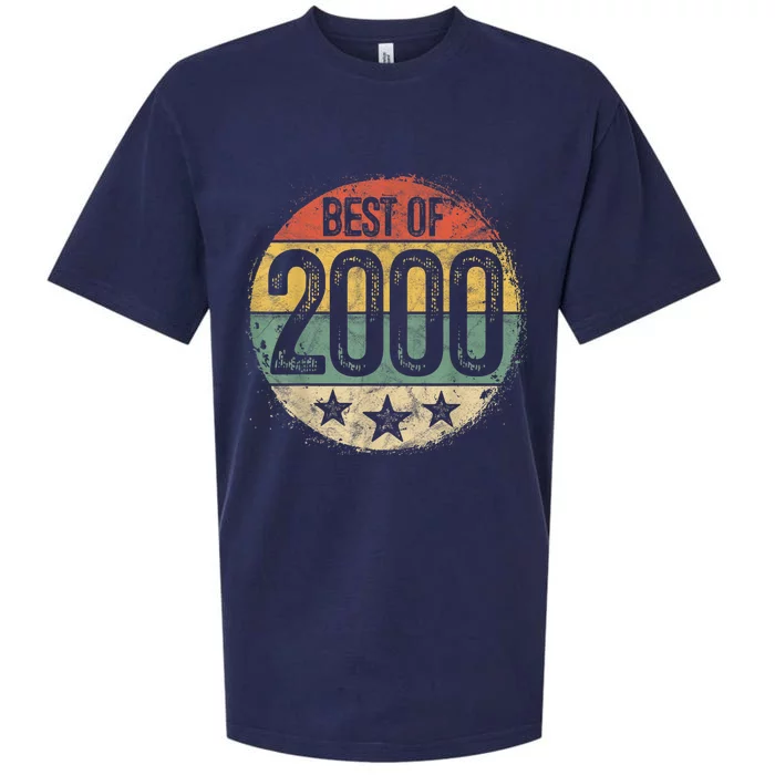 Circular Vintage Best of 2000 23 Year Old Gift 23rd Birthday Sueded Cloud Jersey T-Shirt