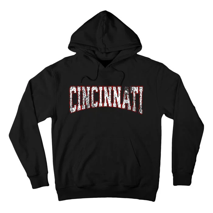 Cincinnati Vintage City Tall Hoodie