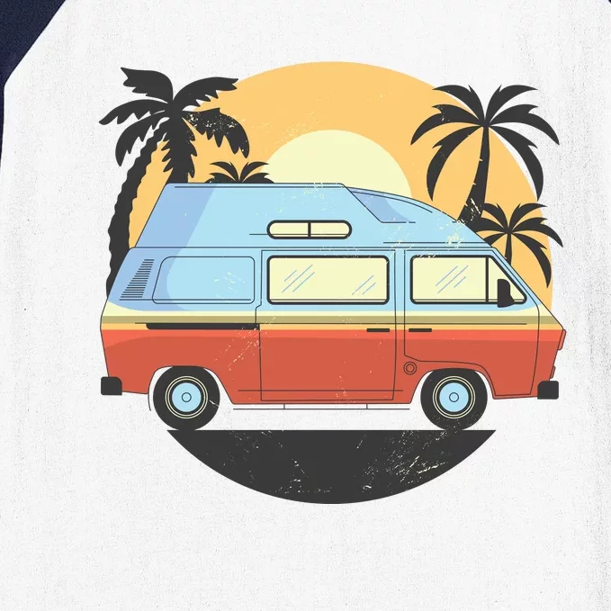 Camper Van Baseball Sleeve Shirt