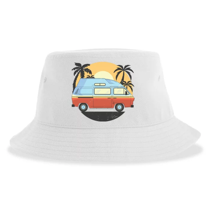 Camper Van Sustainable Bucket Hat