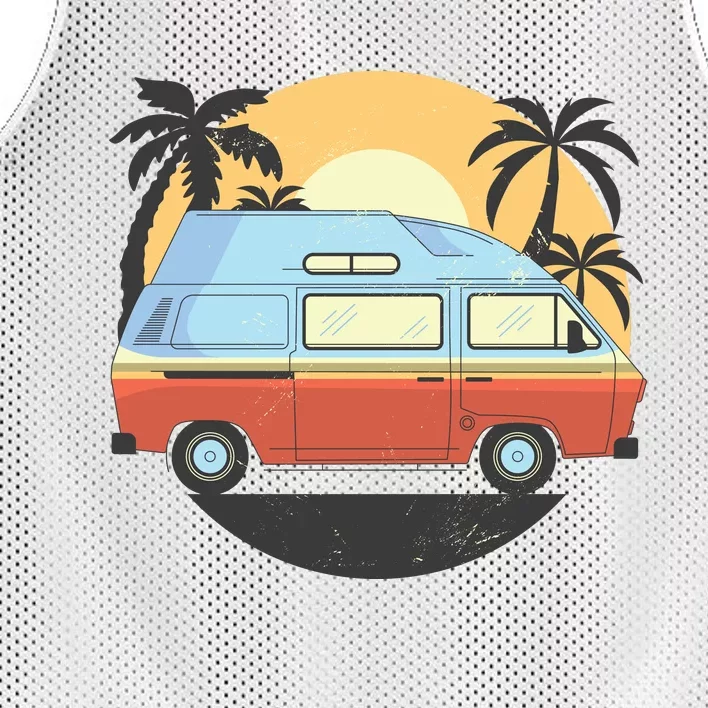 Camper Van Mesh Reversible Basketball Jersey Tank