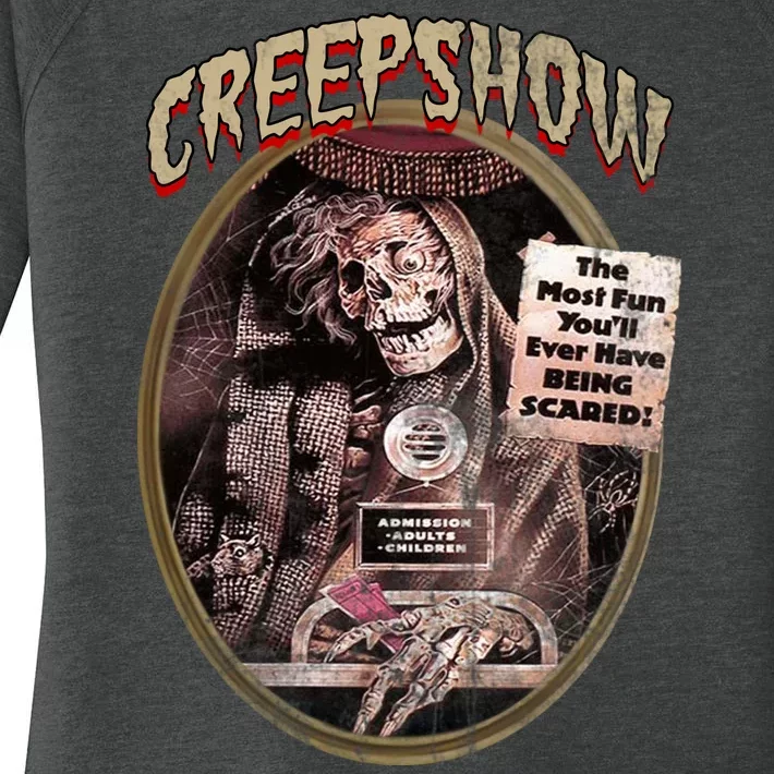 Creepshow Vintage Women's Perfect Tri Tunic Long Sleeve Shirt