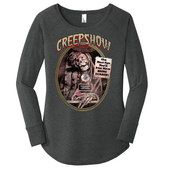 Creepshow Vintage Women's Perfect Tri Tunic Long Sleeve Shirt