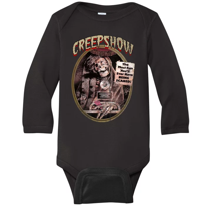 Creepshow Vintage Baby Long Sleeve Bodysuit