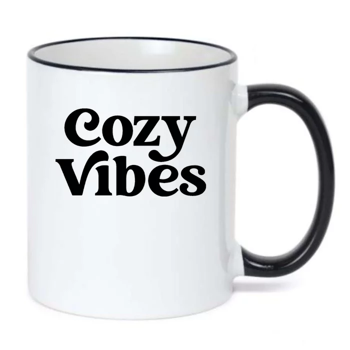 Cozy Vibes Black Color Changing Mug